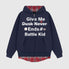 Letter Print Plaid Hoodies