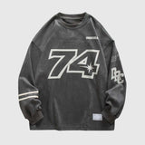 Retro Sports Graphic Sweatshirt