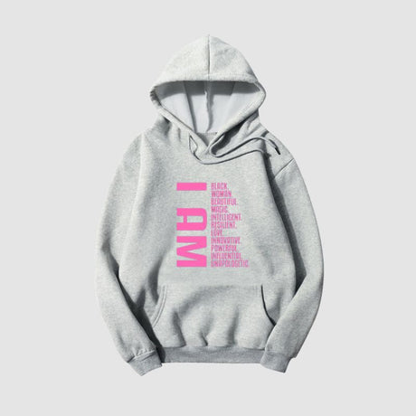 Letter Pattern Printed Hoodies