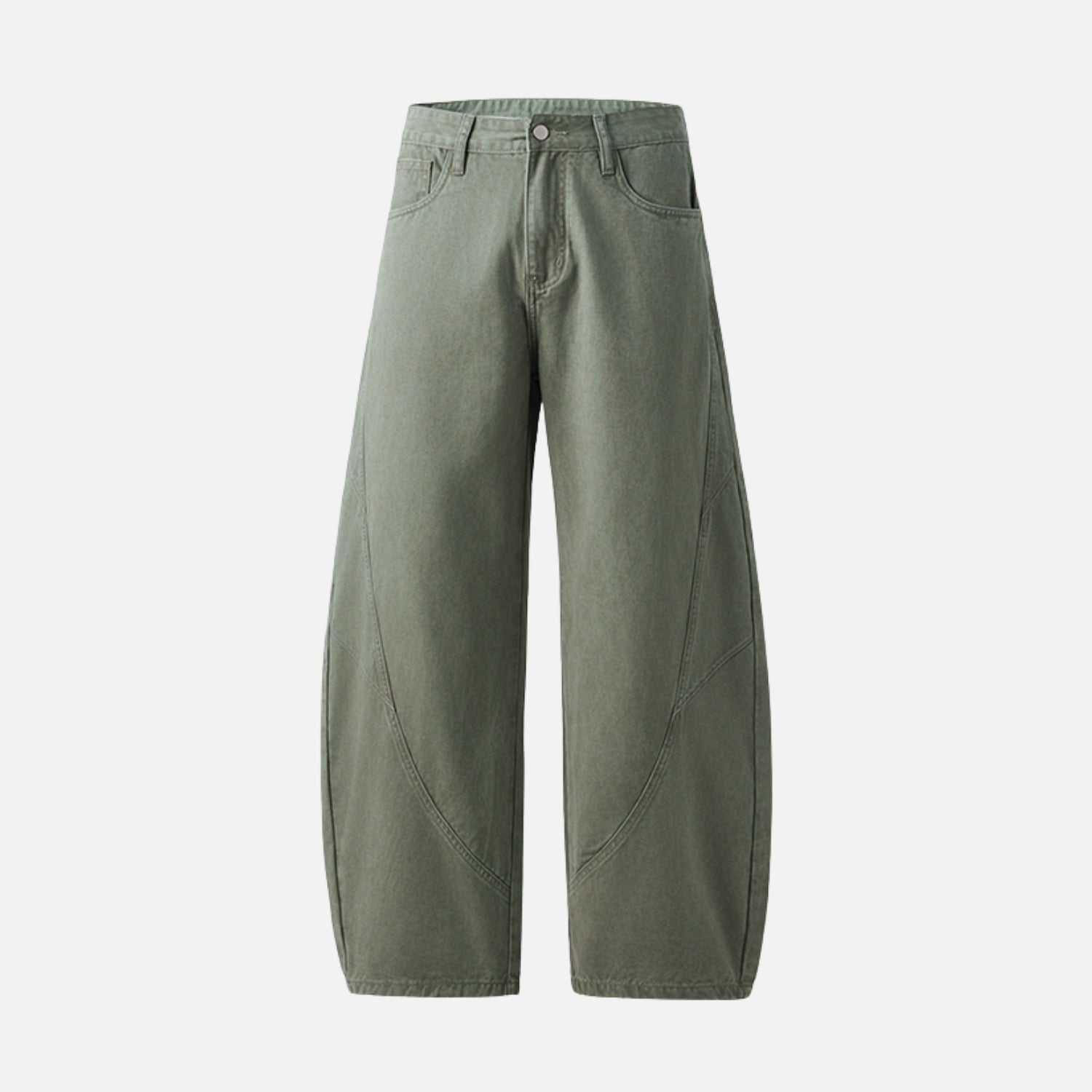 Vintage Washed Cotton Baggy Pants