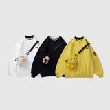 Unique Design  Fleece Hoodie +Teddy Bear Bag