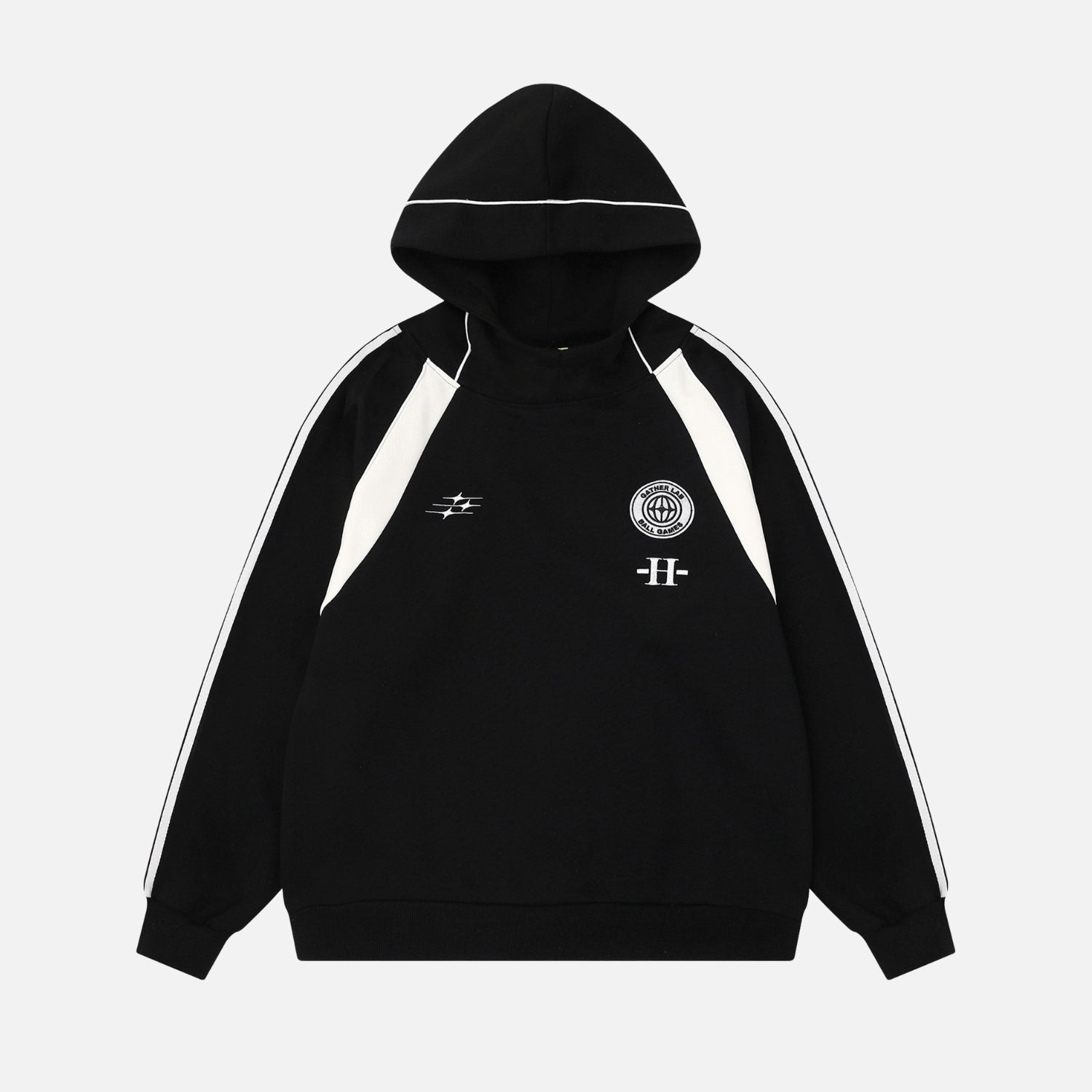 Vintage Colorblock-Raglan-Hoodie