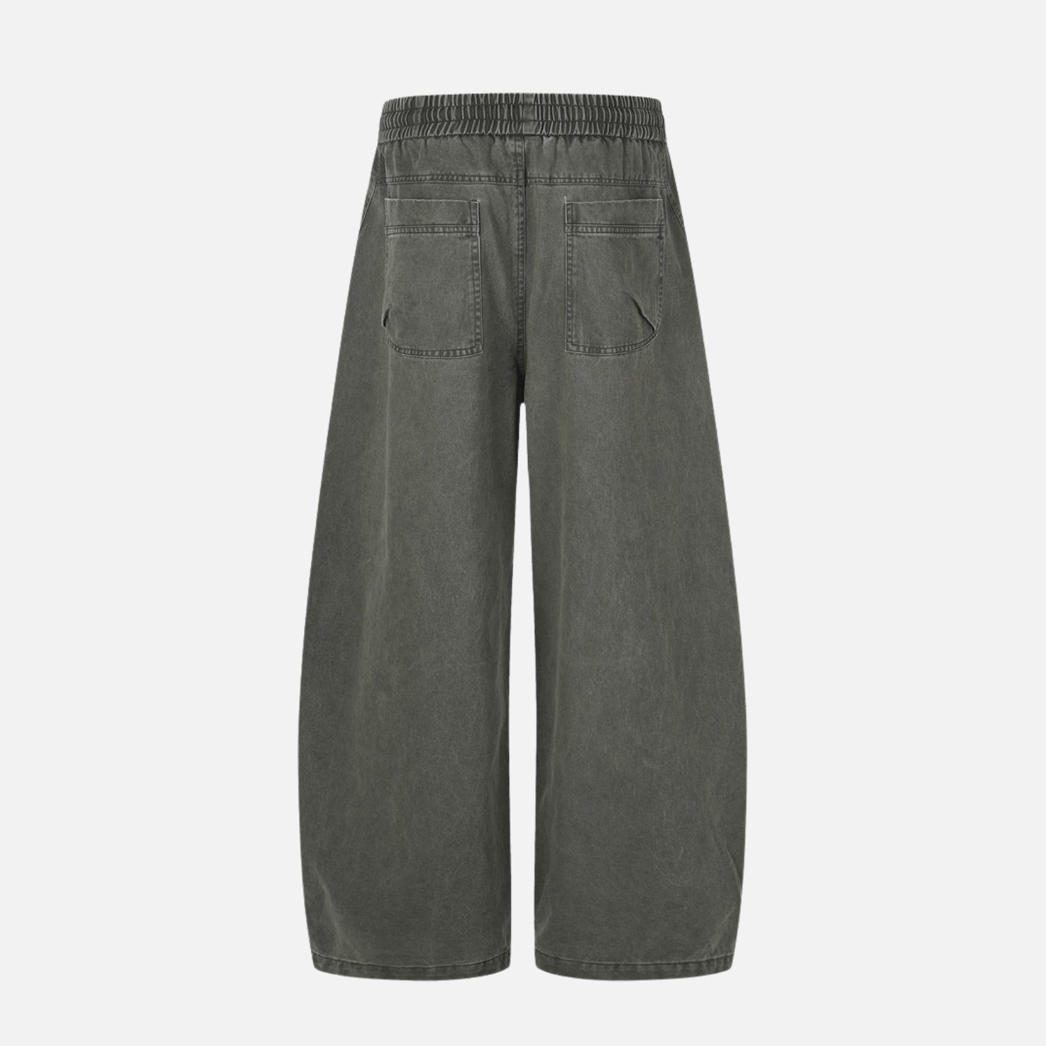 Punk-Inspired Washed Cotton Baggy Pants