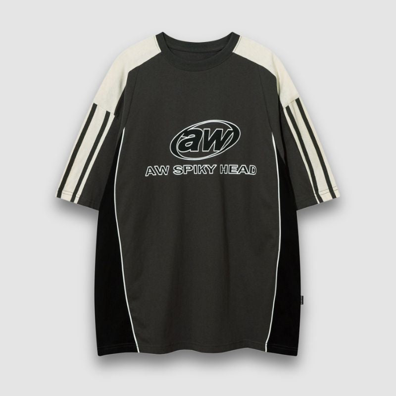 Patchwork Racing Cotton Tee