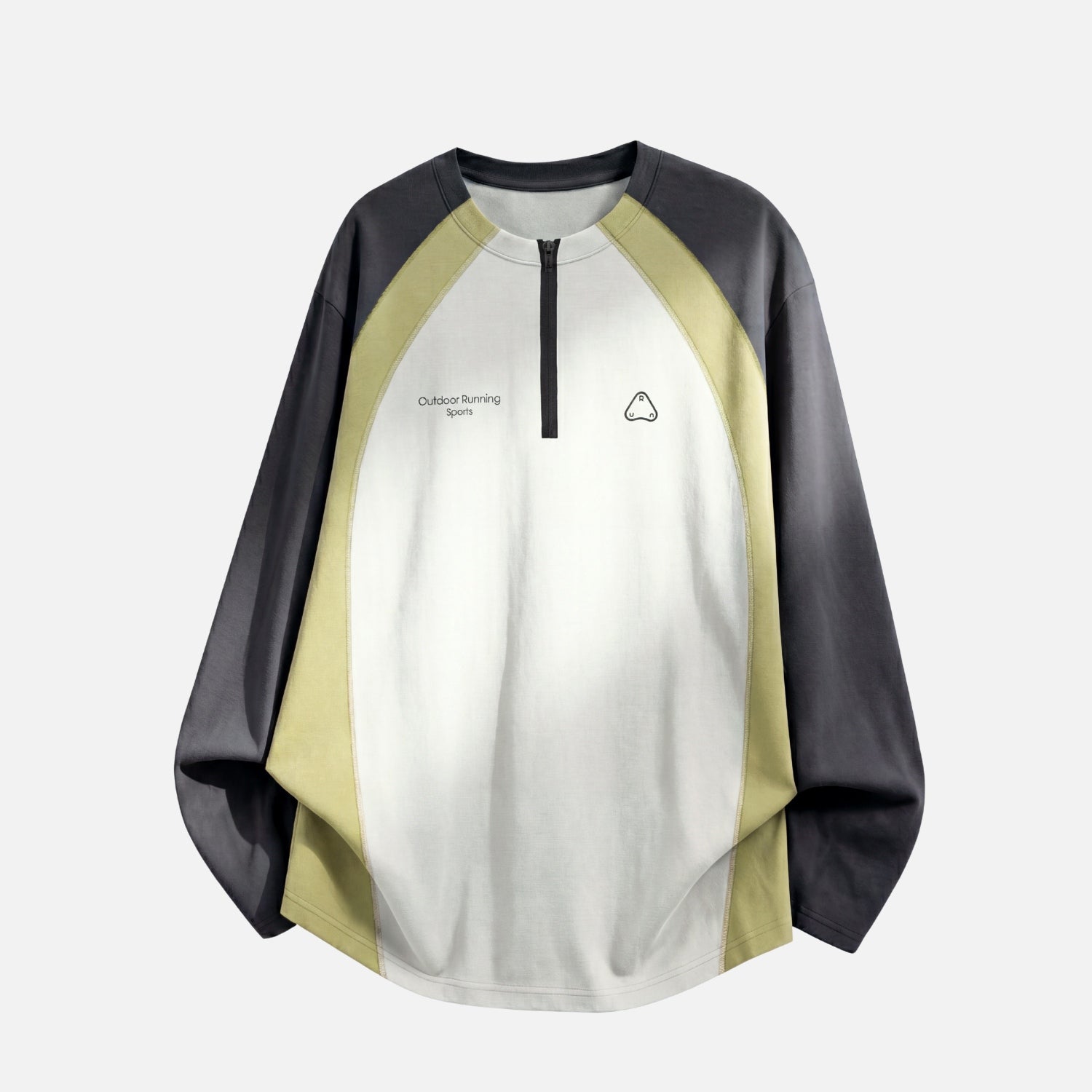 Cooling Half-Zip Raglan Long Sleeve Tee