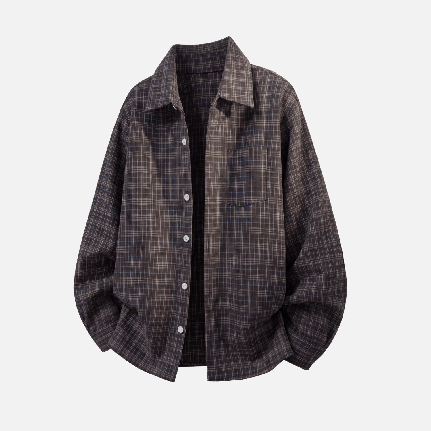 Vintage Plaid Brushed Shirt