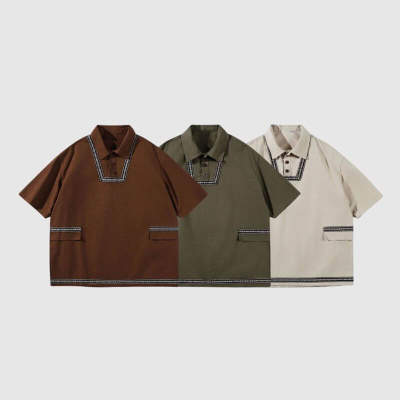 Japanische Vintage Ethnische Web-Shirts