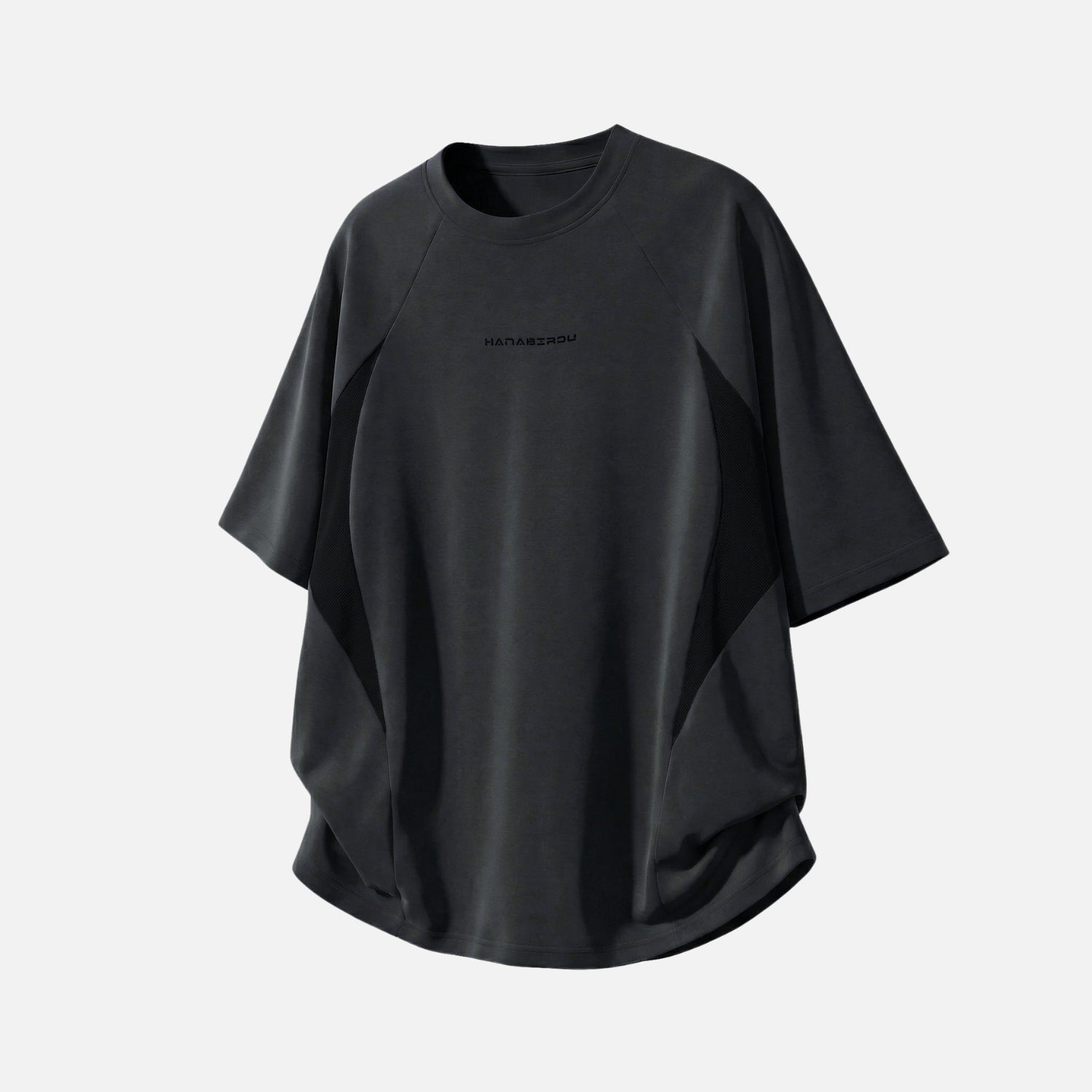 Asymmetric Mesh Panel Tee