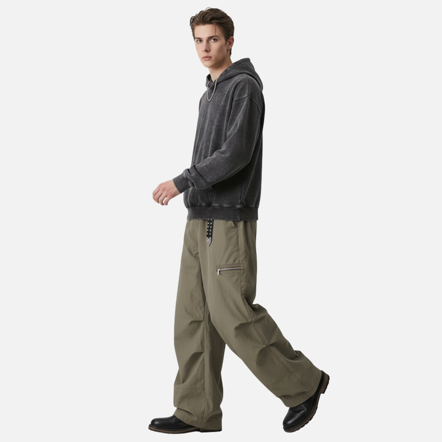 Washed Solid Hoodie (POD-Produkt)