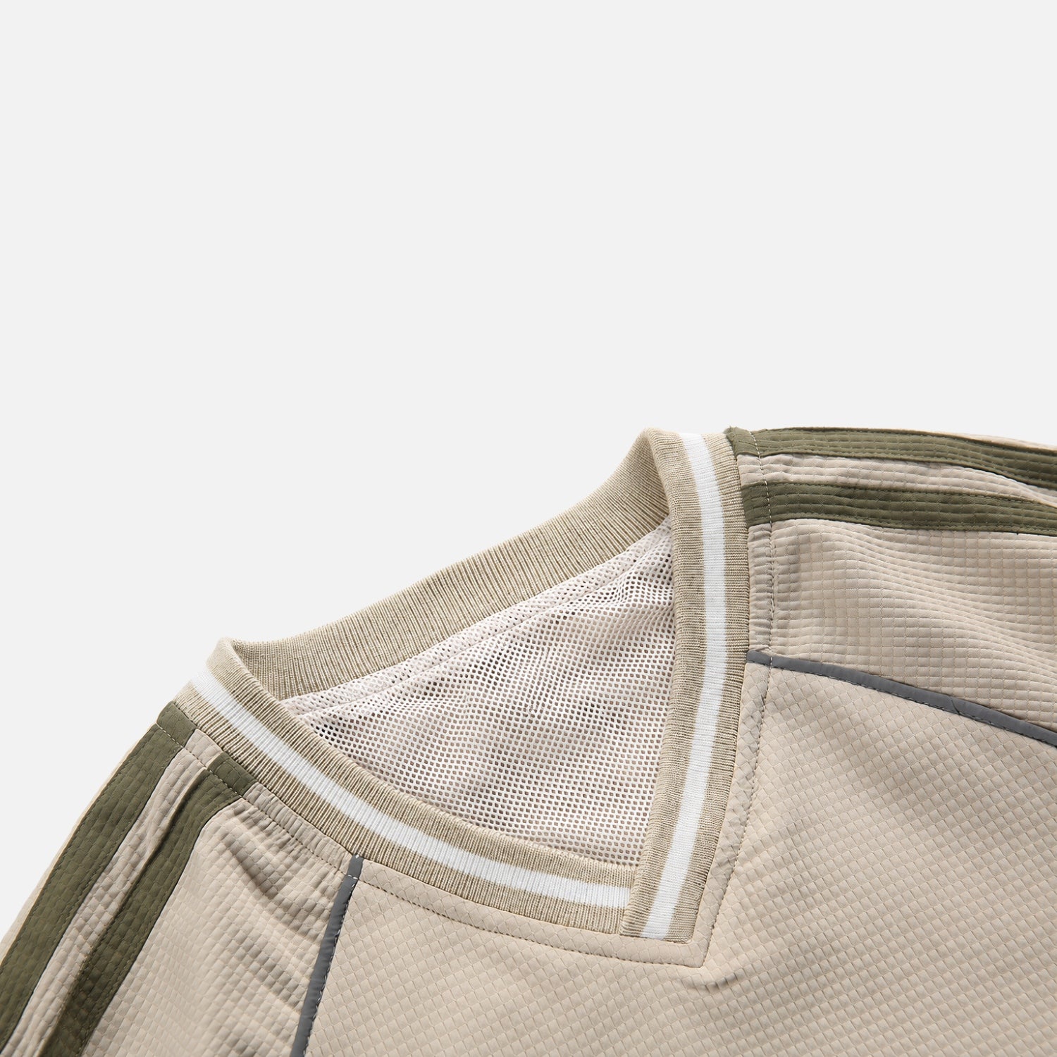 Printed V-Neck Sweatshirt