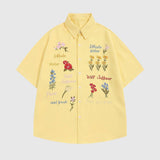 Floral Embroidered Summer Shirt