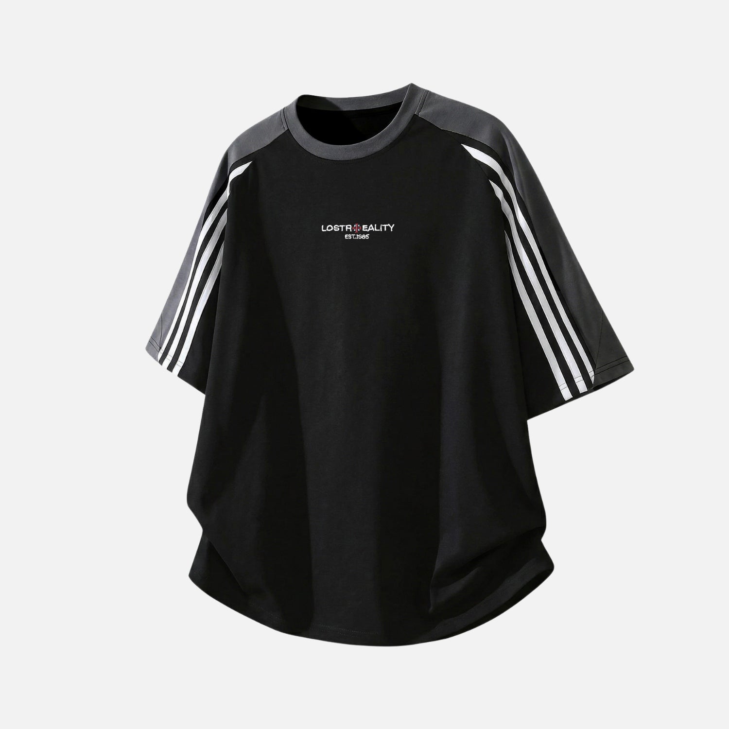 Vintage Raglan Graphic Cotton Tee – OLUOLIN