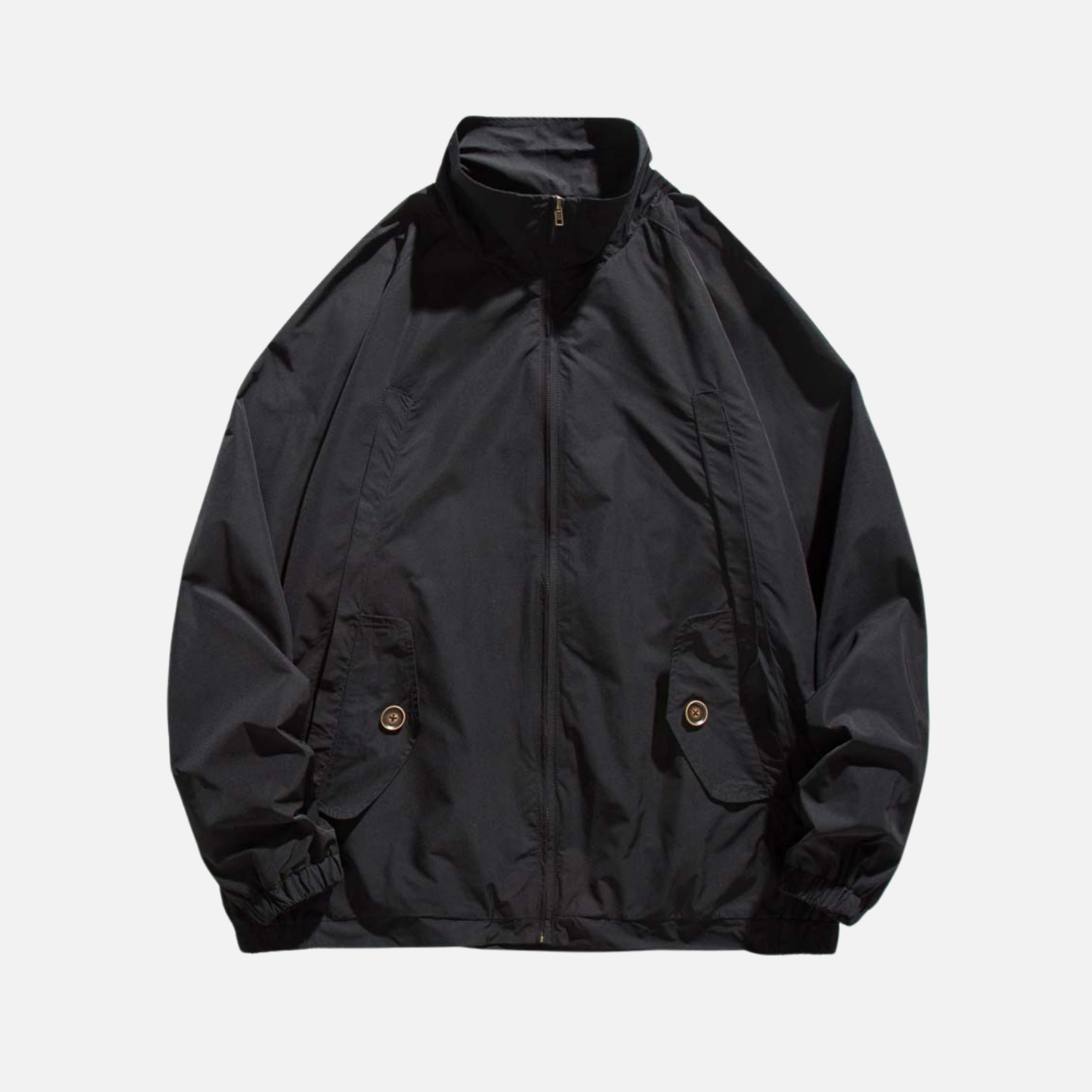 Japanese Workwear Stand-Collar Jacket
