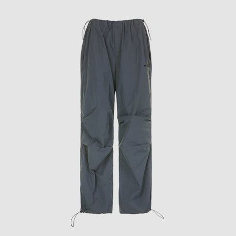 Pleated Loose-fit Parachute Pants