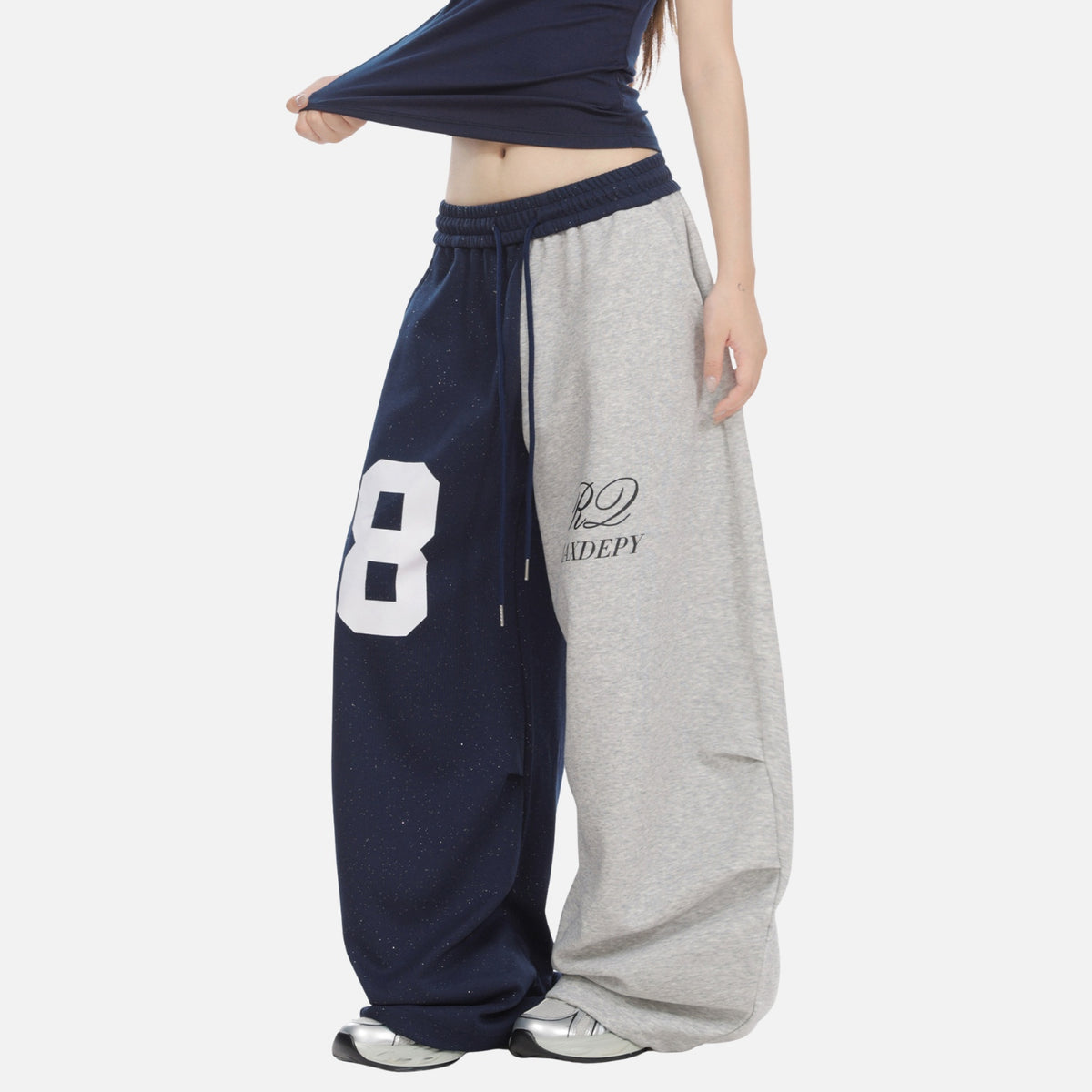 Contrast Star Print Sweatpants