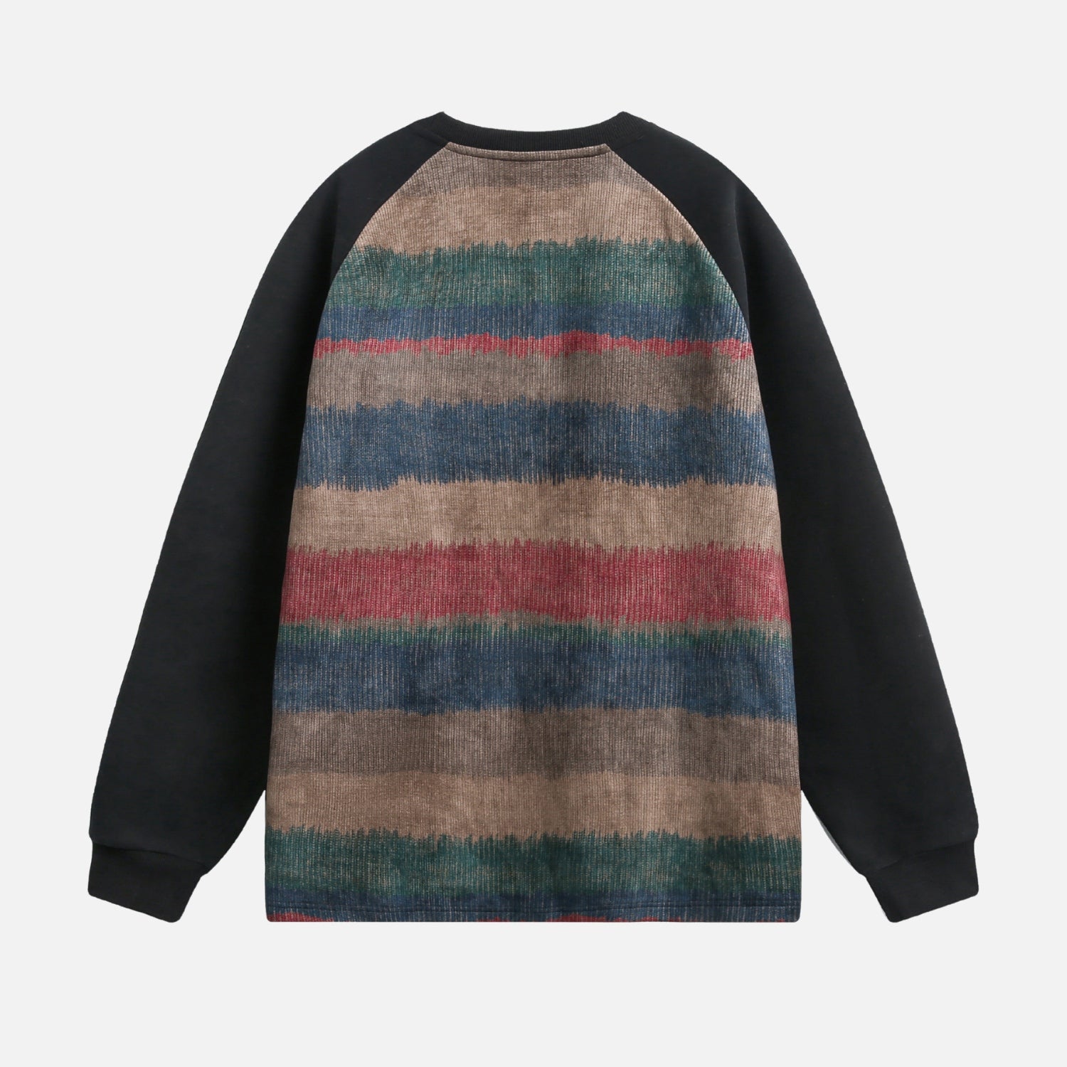 Vintage Gradient Colorblock Sweatshirt