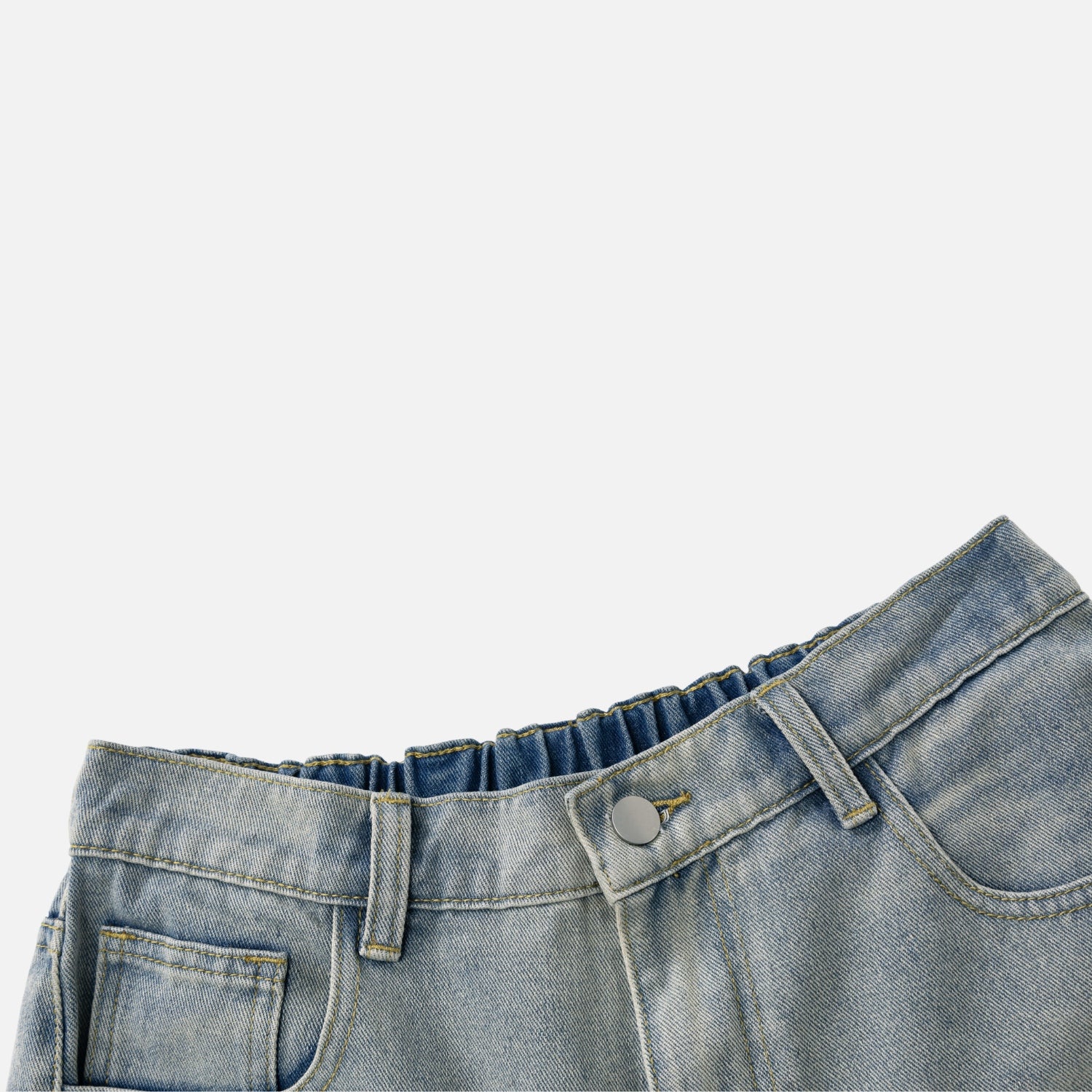 Vintage Washed Denim Shorts