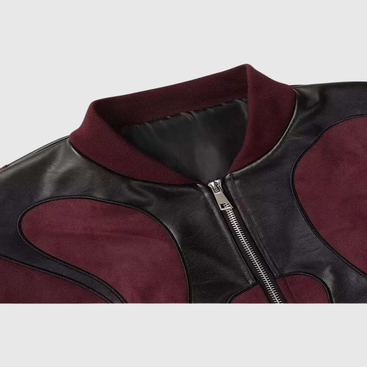 Pilotenjacke im Retro-Farbblockdesign