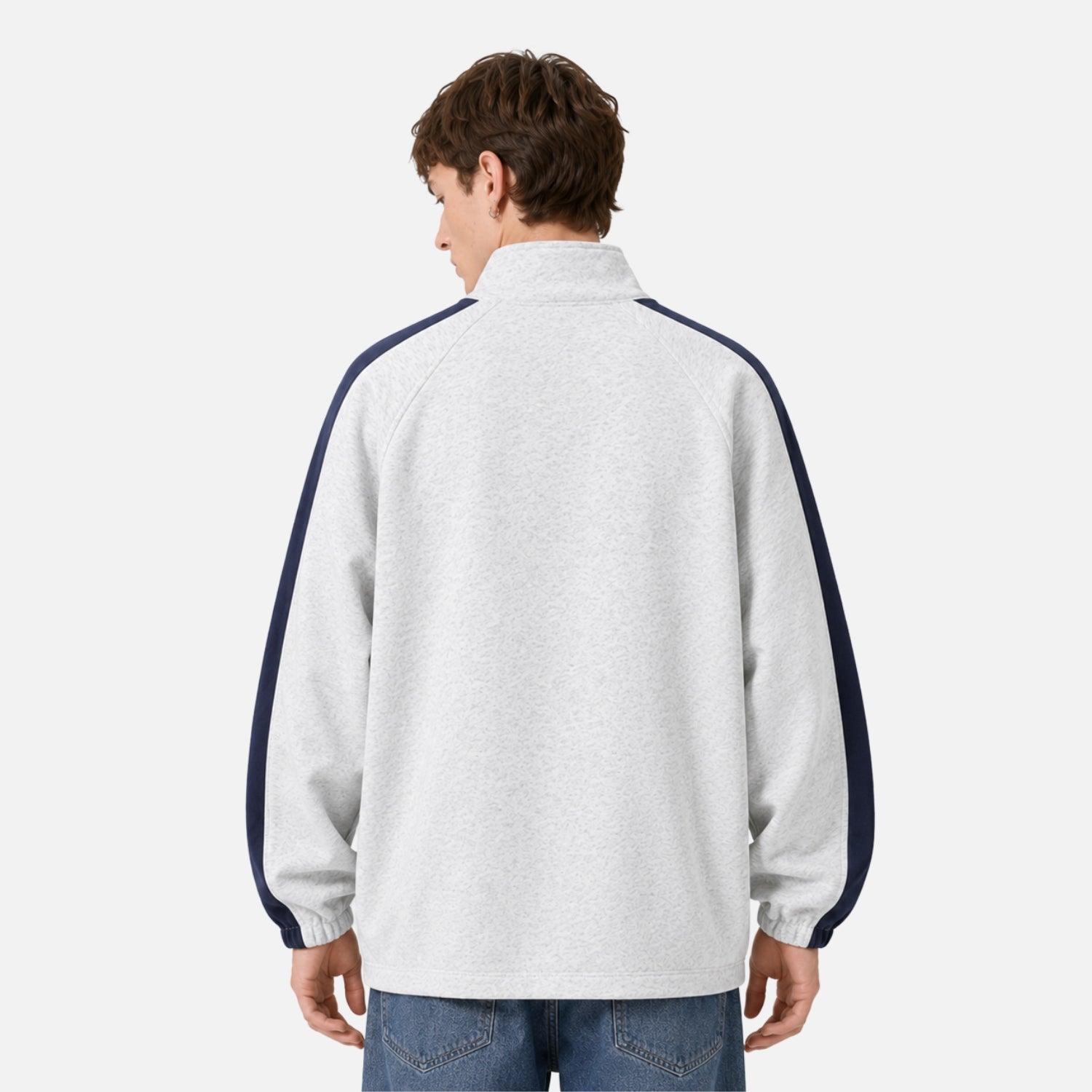 Raglan Half-Button Heavyweight Sweatshirt