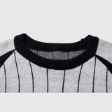 Striped Letter Sweater