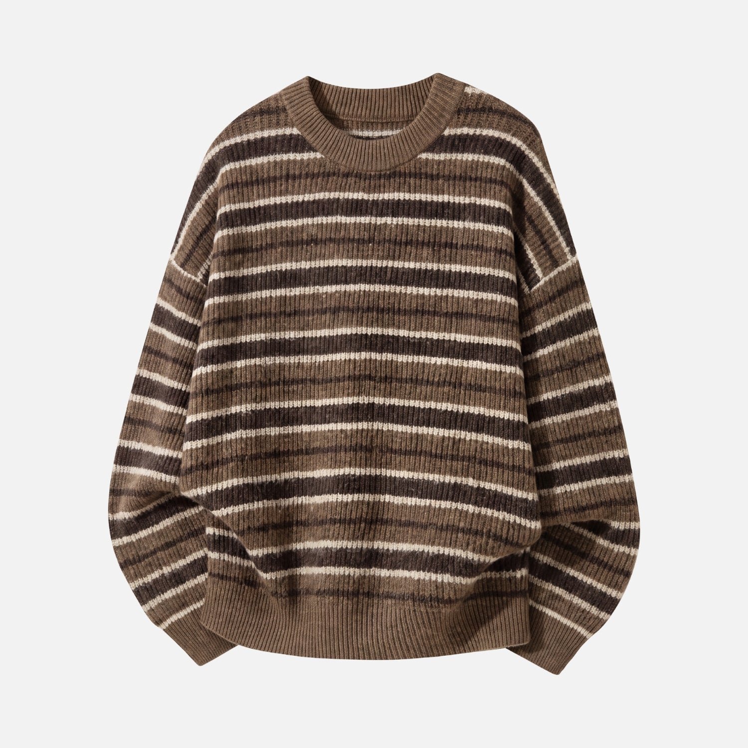 Japanese Vintage Colorblock Striped Sweater