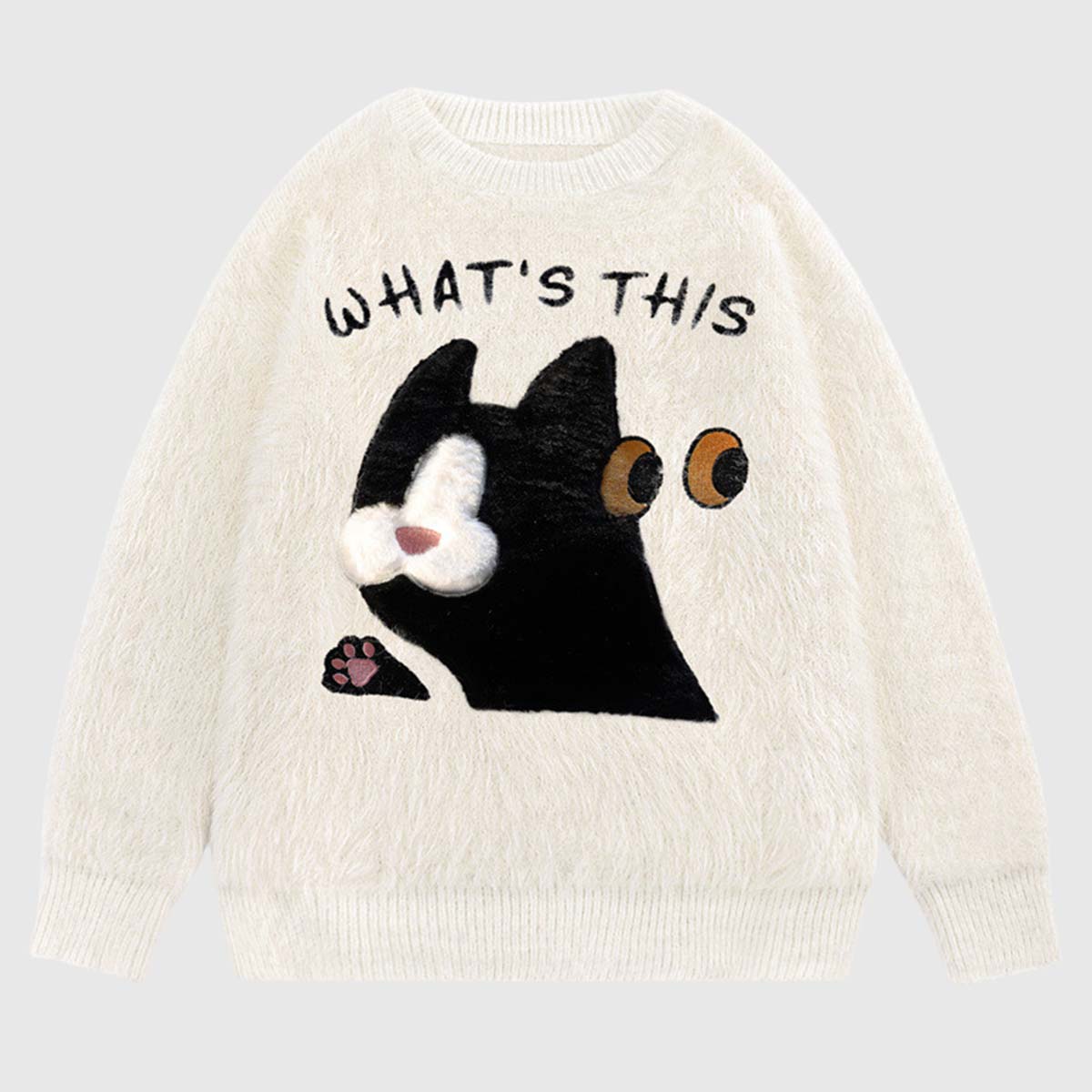 Cute Cat Design Sweater