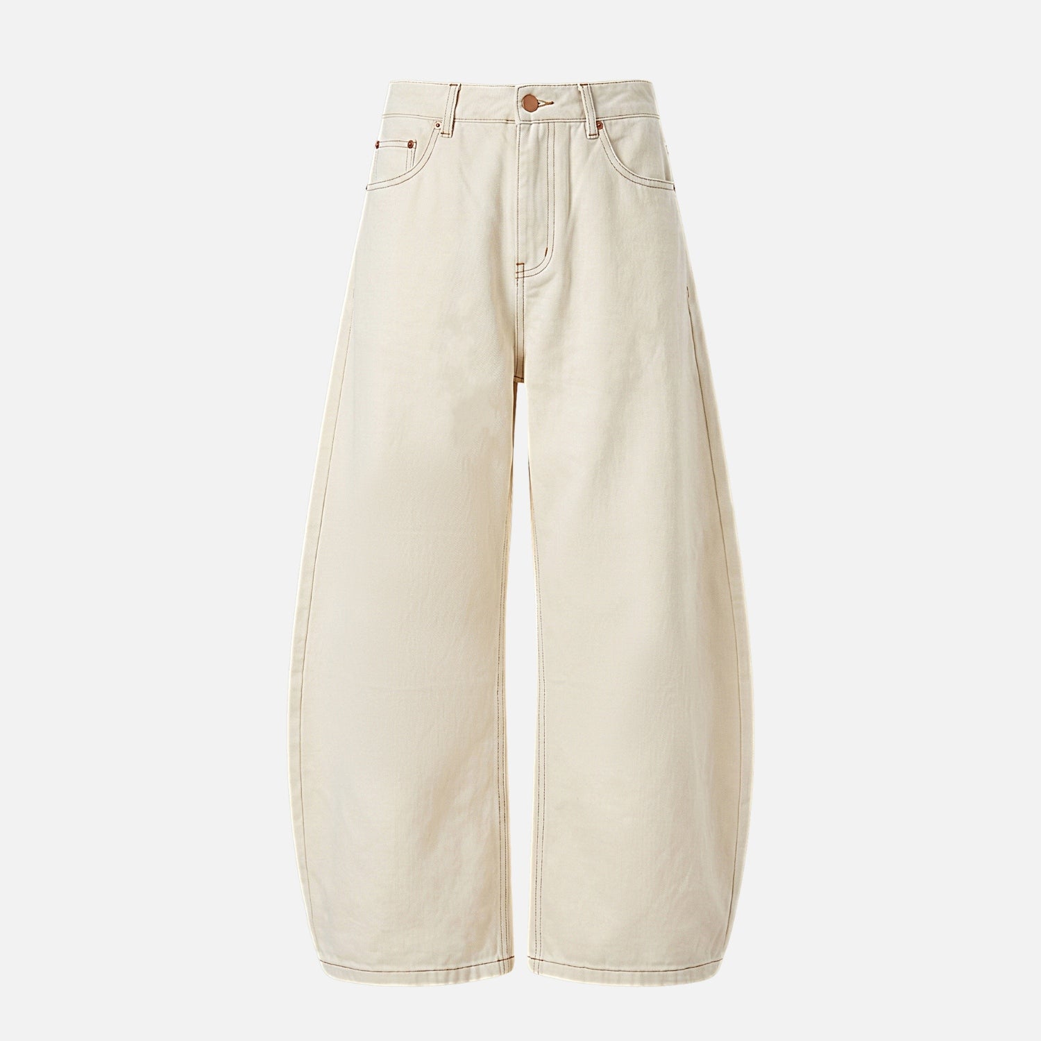 Twill Baggy Cotton Pants