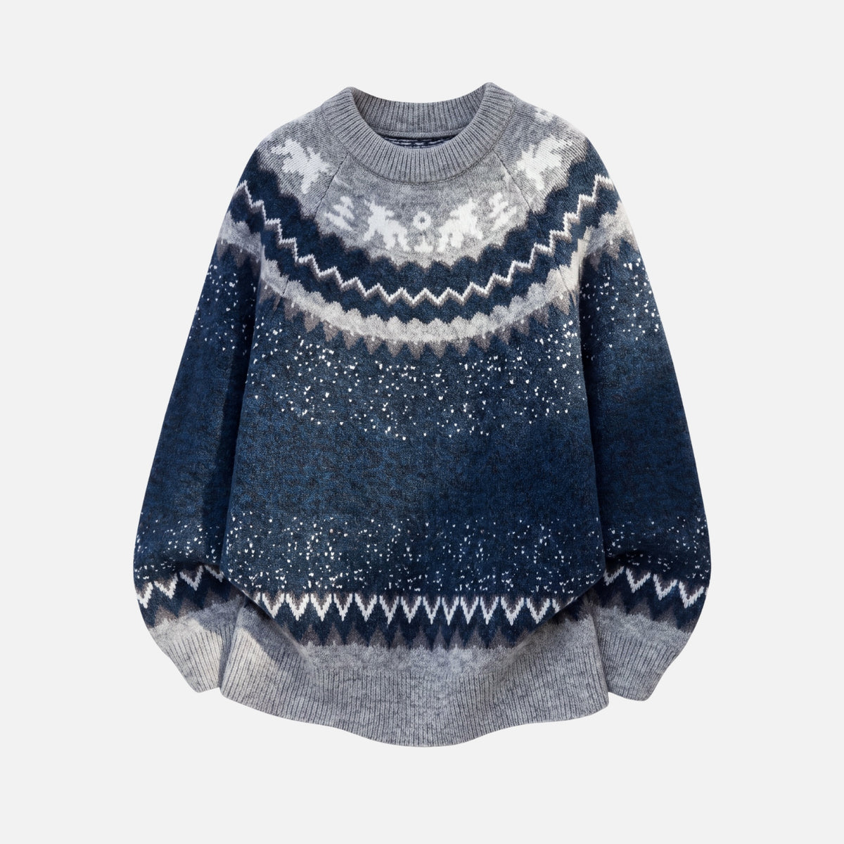 Vintage Fair Isle Jacquard Sweater