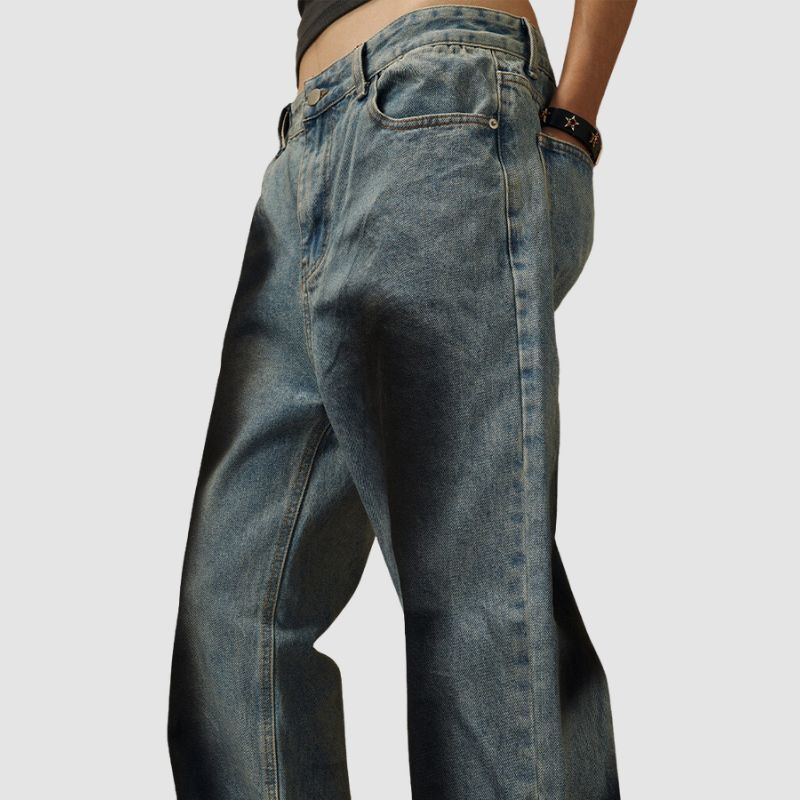 Dirty Fit Wash Stright Leg Jeans