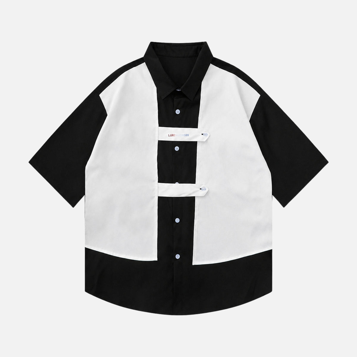 Contrast Patchwork Shirts