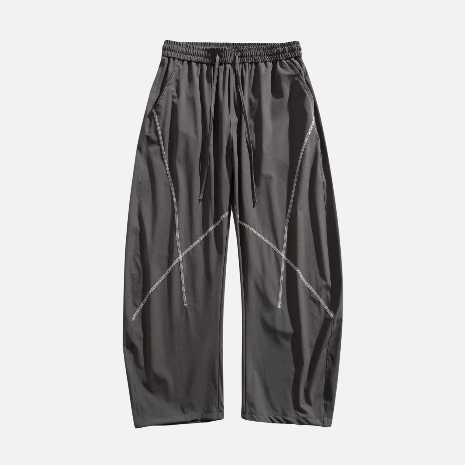 High-Street Contrast Stitch Pants