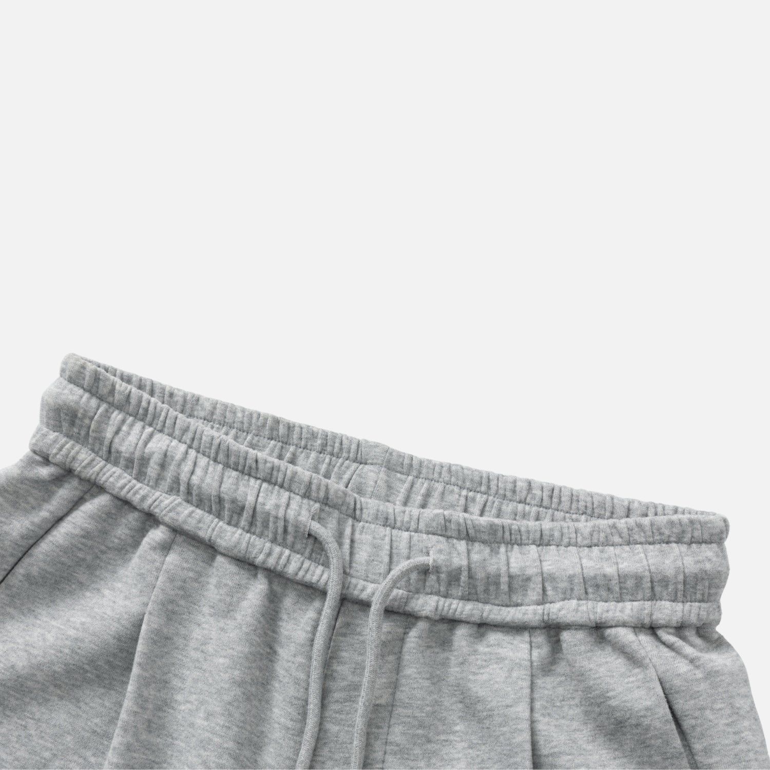 Pleated-Side Straight Baggy Pants