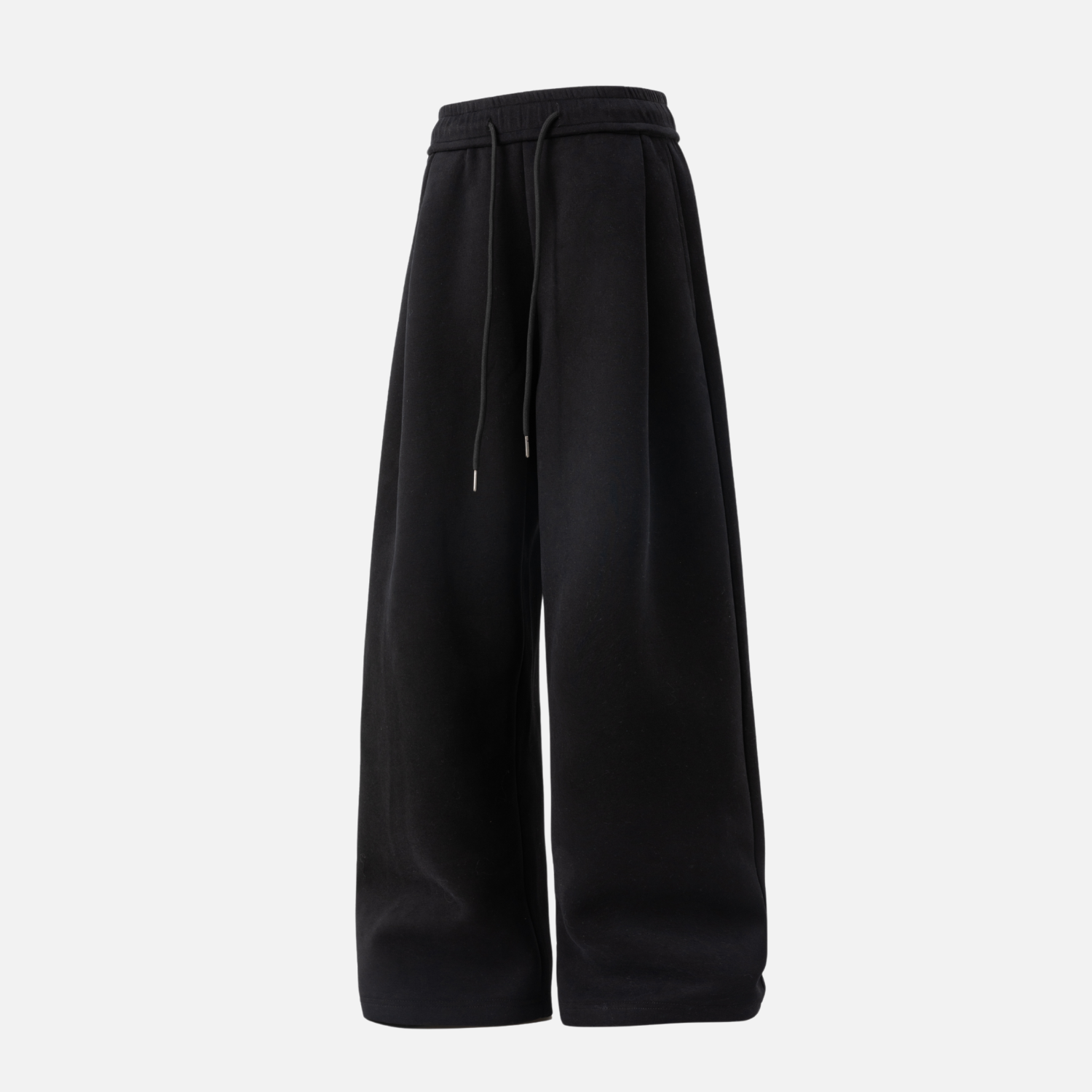 Pleated Straight Sweatpants