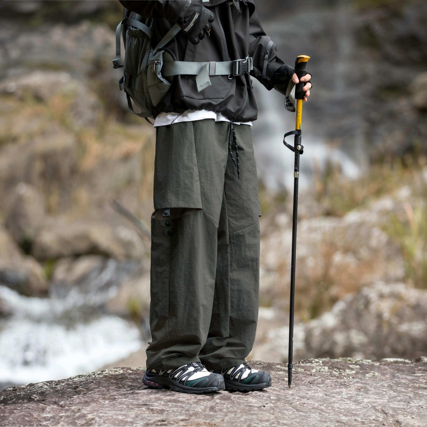 Adjustable Breathable Parachute Pants