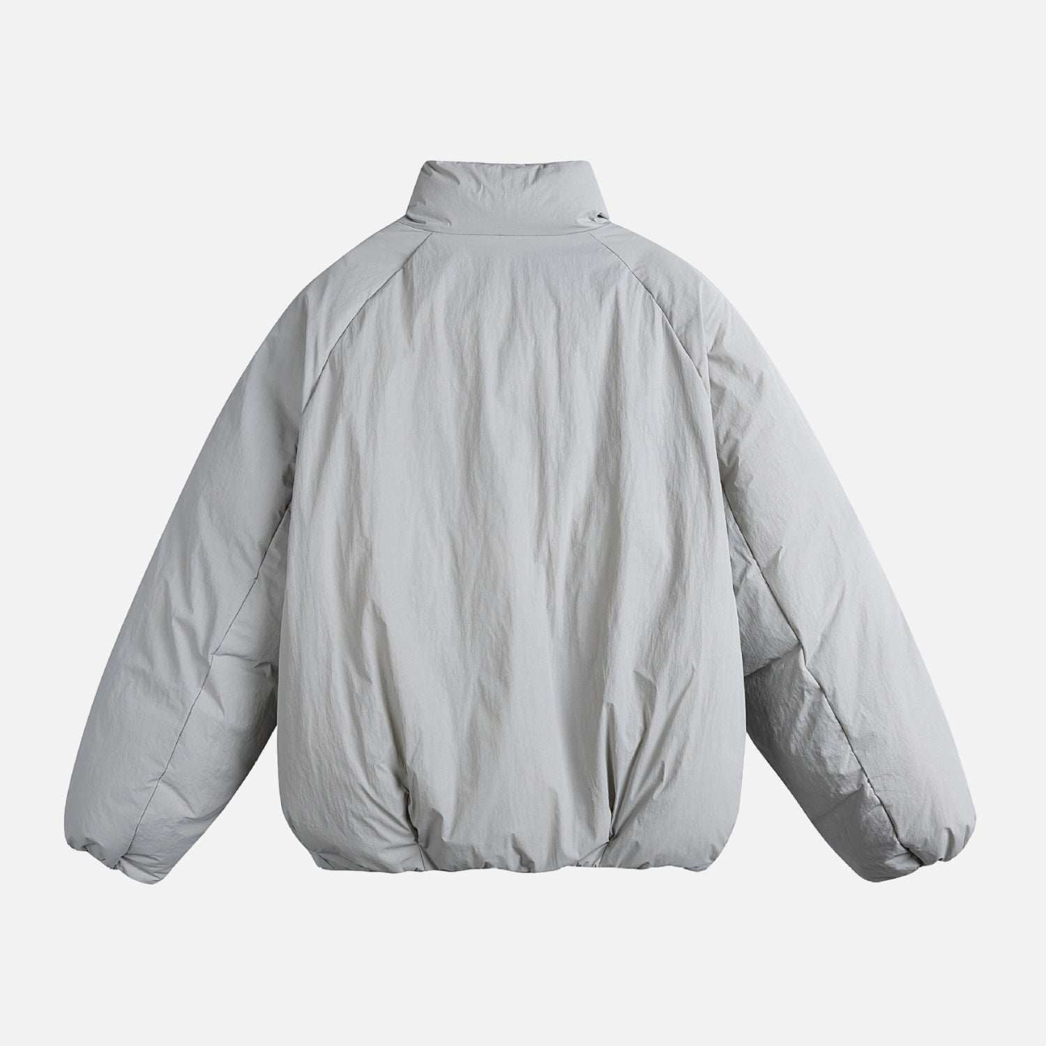 Chaqueta acolchada minimalista con cuello alto