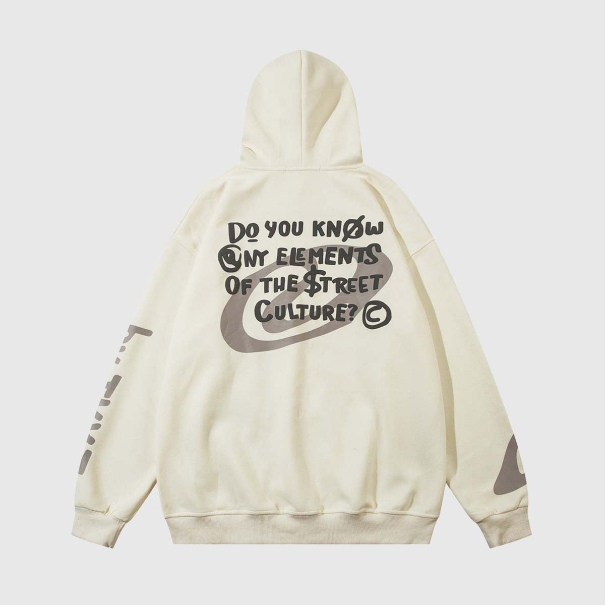 Abstract Shadow Graphic Hoodie