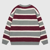 Vintage Striped Knit Sweater