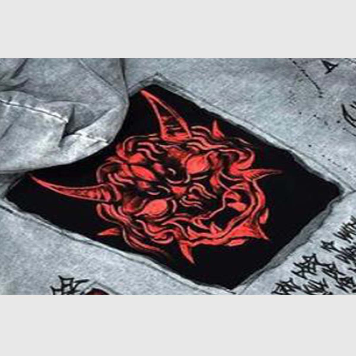 Devil Patchwork Hoodie