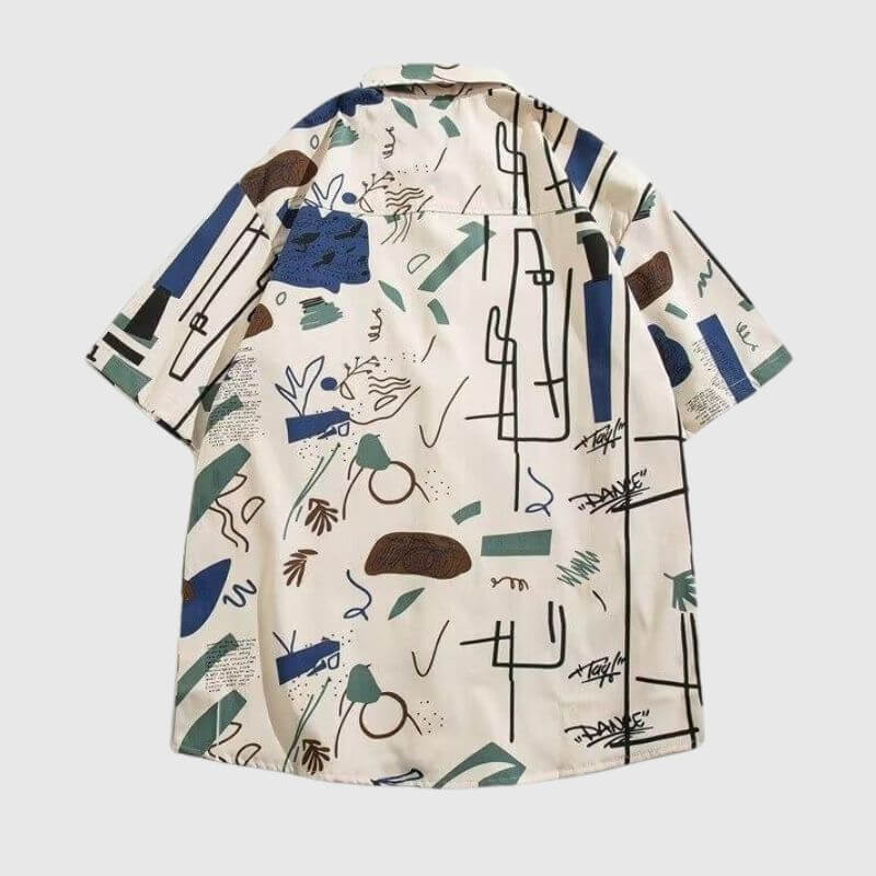 Graffiti-Shirts mit Farbblock-Design