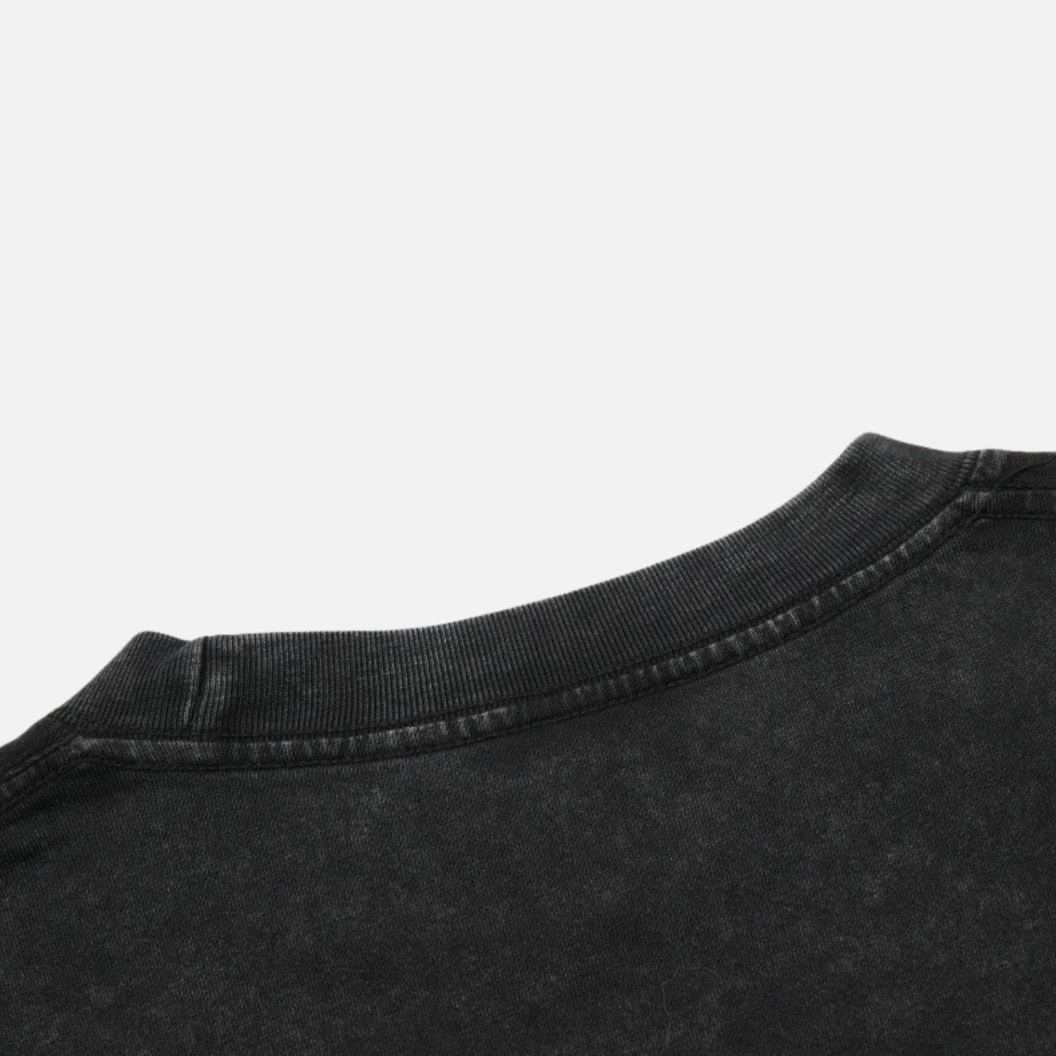 Washed Faux-Layered Long Sleeve Tee