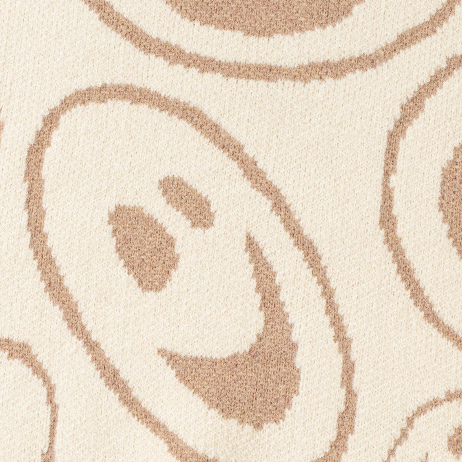 All-Over Smiley Jacquard Sweater