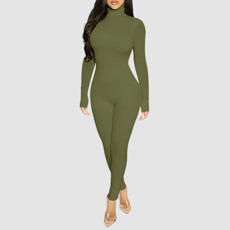 High Neck Bodycon Jumpsuits