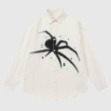 Casual Spider Print Shirts