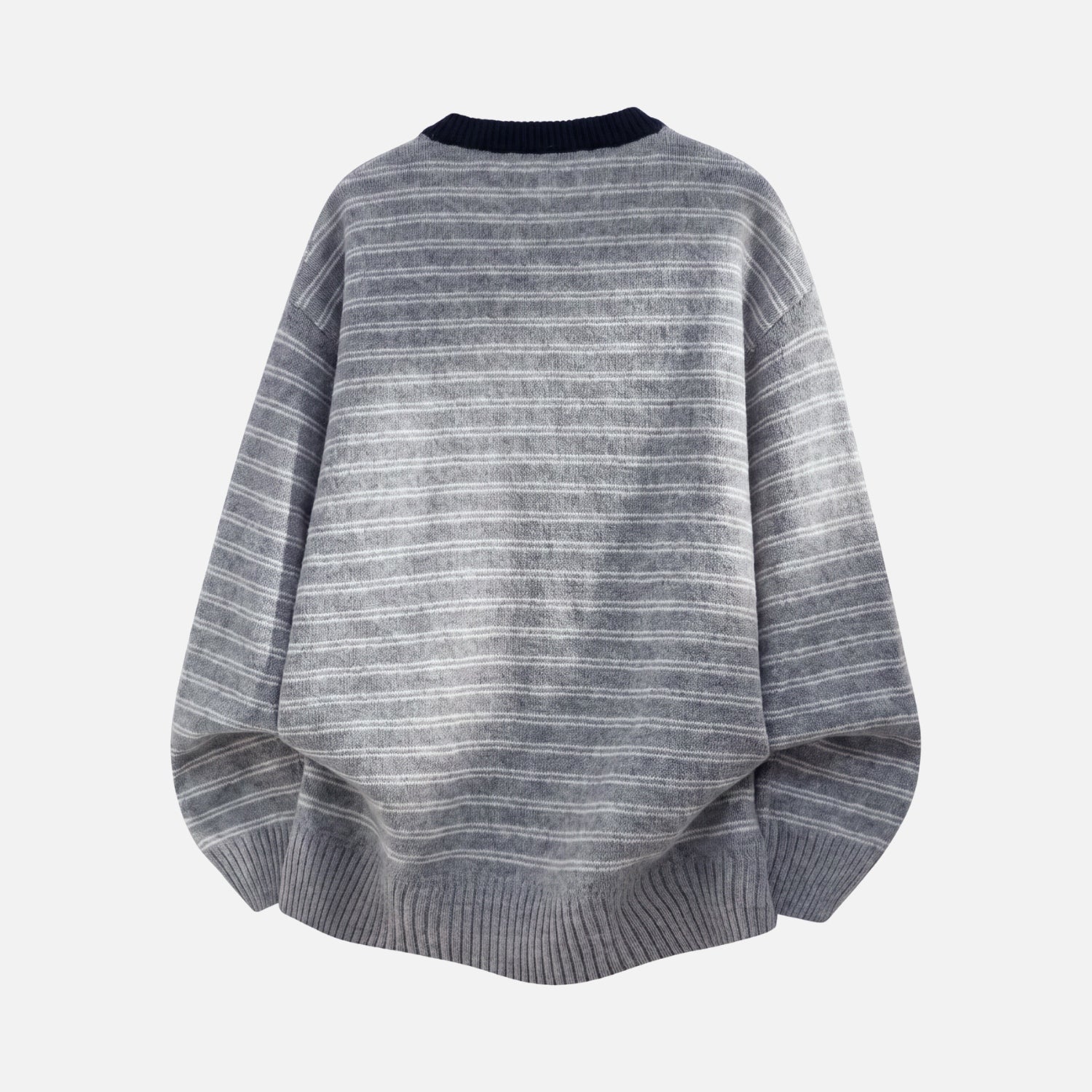 Vintage Colorblock Henley Sweater