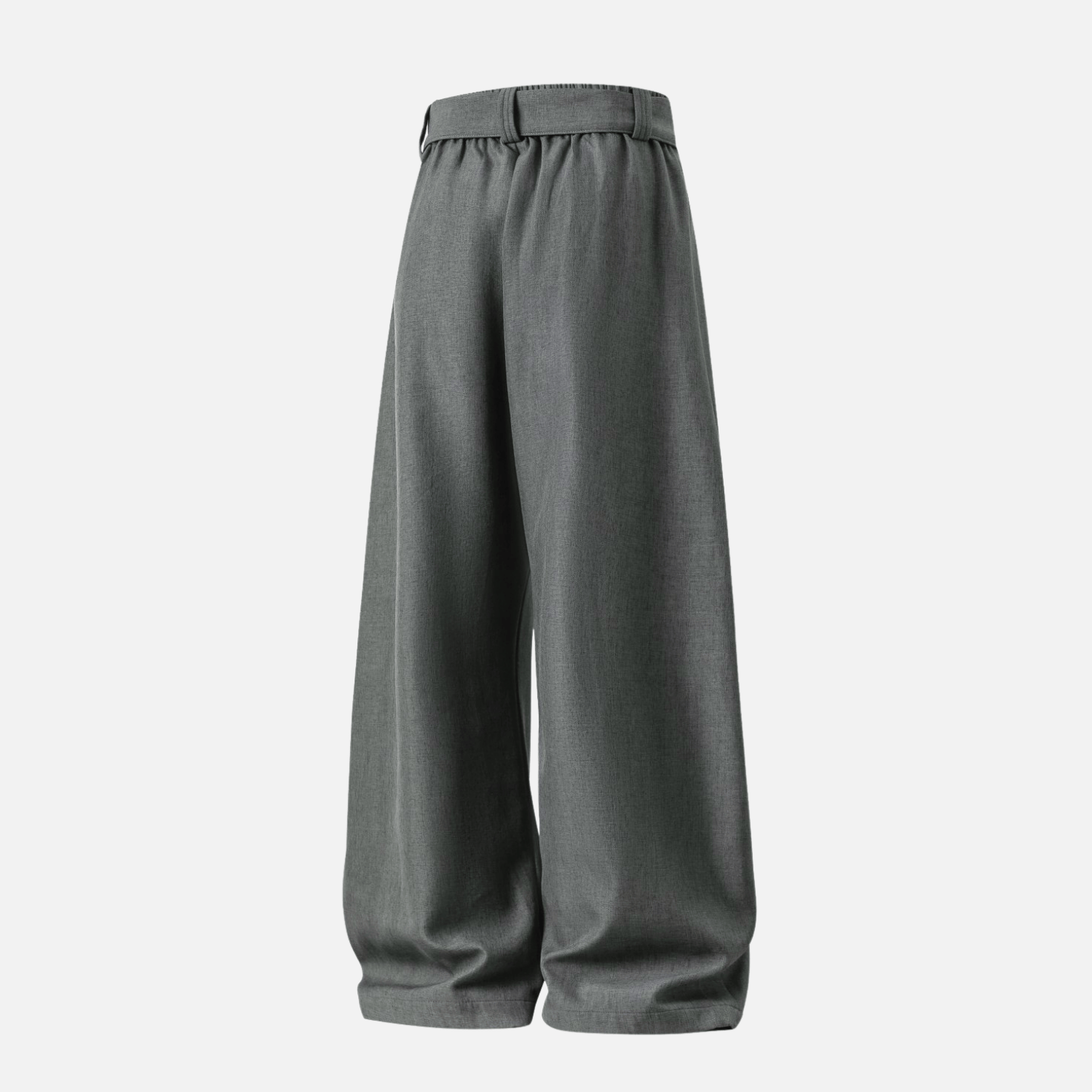Pleated Drape Blade Baggy Trousers