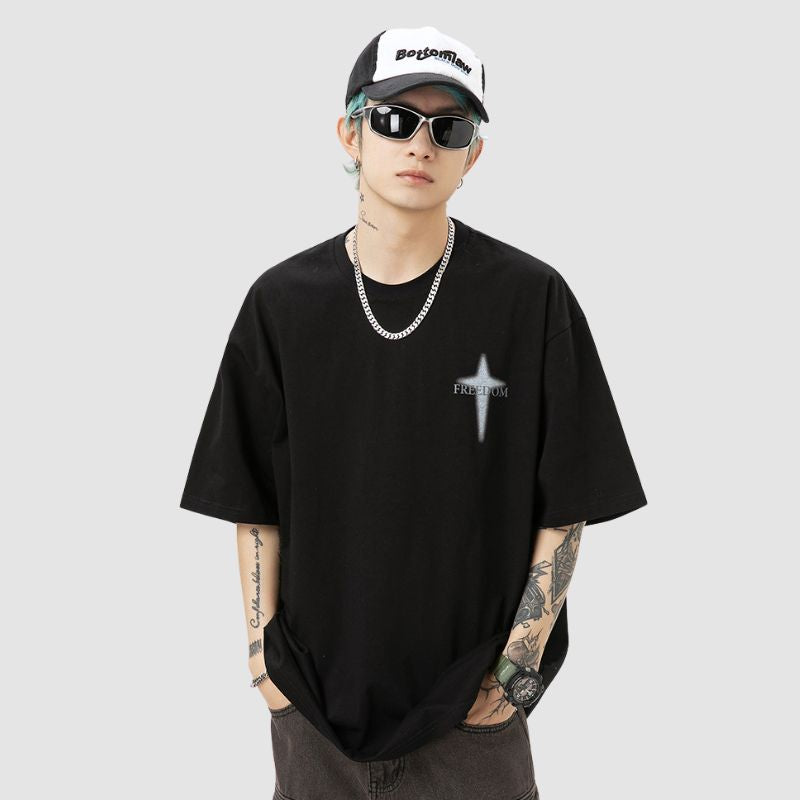 Four-pointed Star Cotton Tee