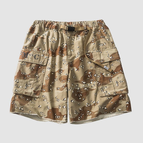 Drawstring Camouflage Shorts