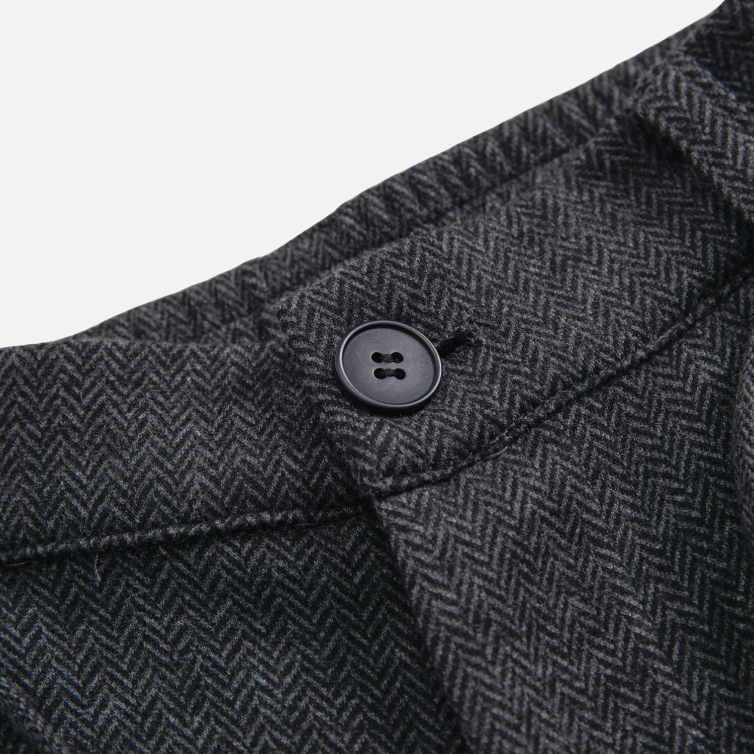 Vintage Old-Money Wool-Texture Trousers
