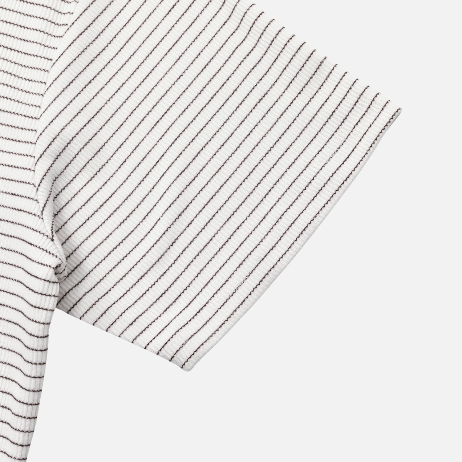 Minimal Striped Crewneck Tee