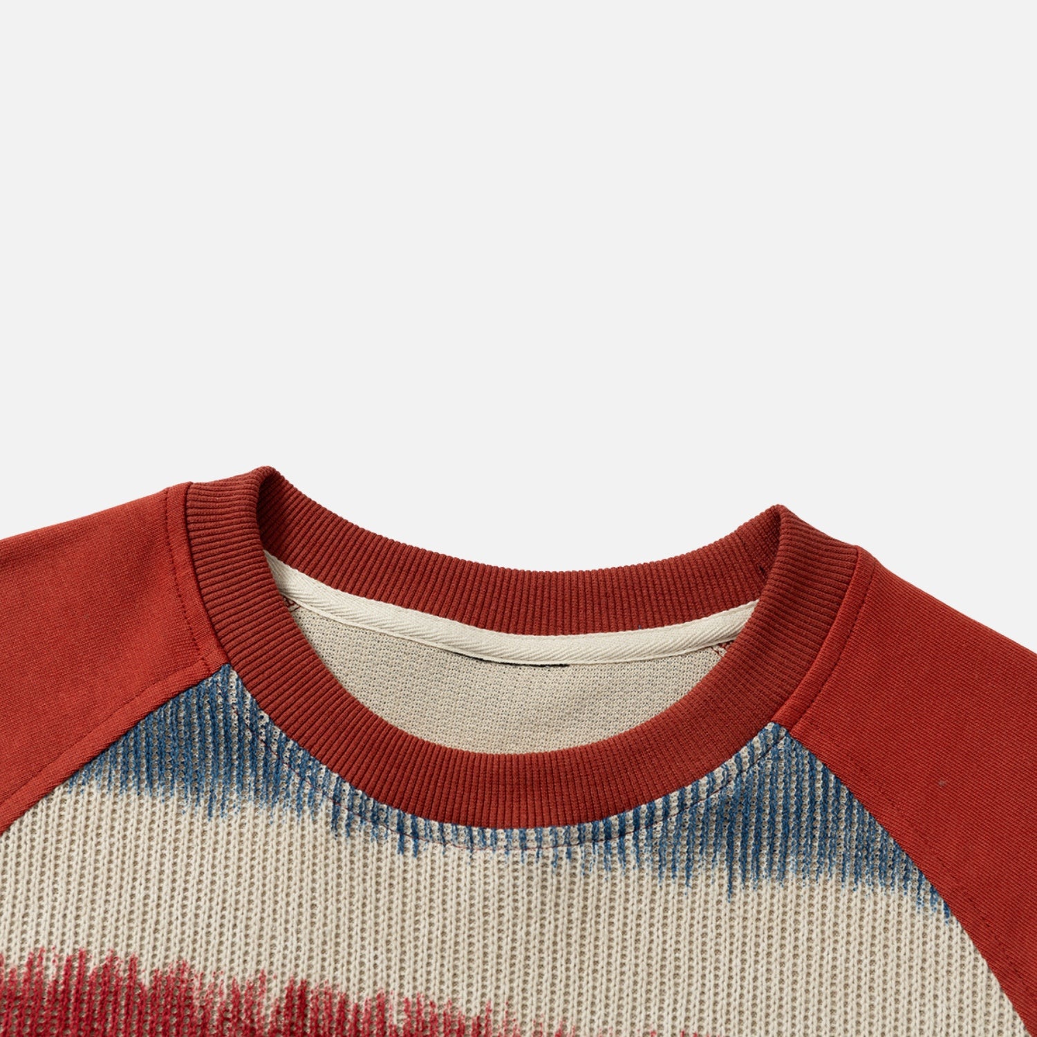 Gradient Stripe Colorblock Tee
